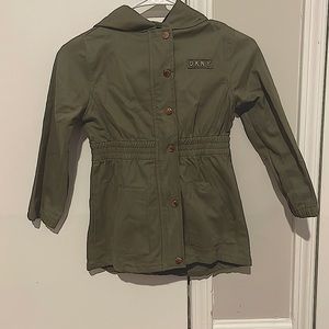Green DKNY jacket for kids